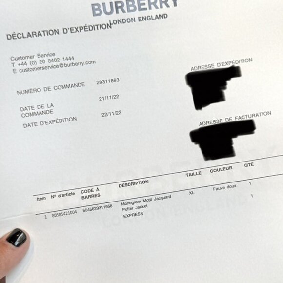 Burberry Beige Monogram Jacquard Down Puffer Coat - Picture 16 of 16